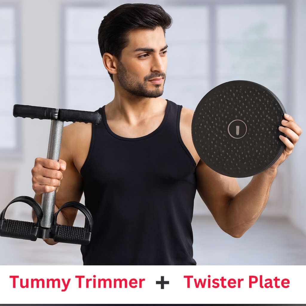 Twister Exercise Machine & Tummy Trimmer – Double Spring Home Gym Fitness Equipment for Abs Workout