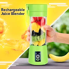 Rechargeable Portable Mini Juicer Blender – 6-Blade 380ml USB Juicing Cup for Smoothies & Fresh Juice
