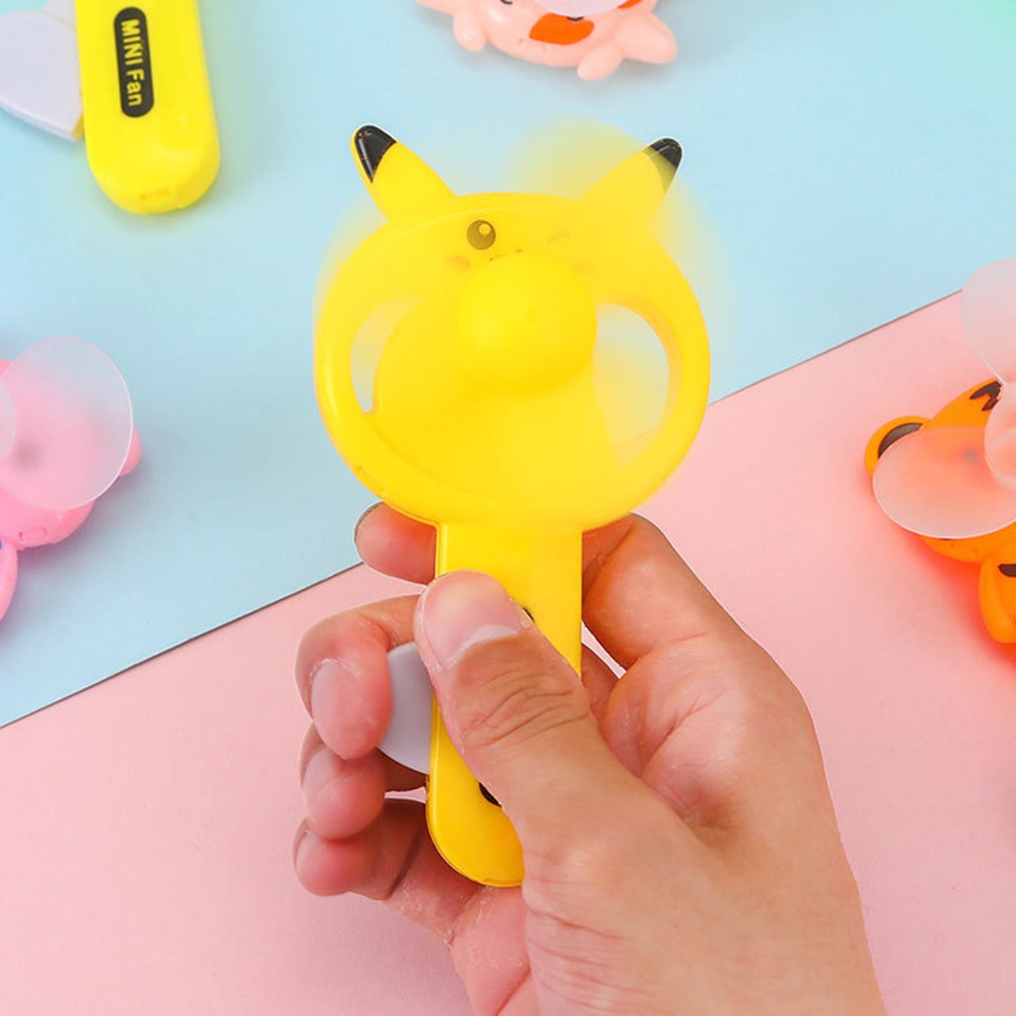 Manual Cute Summer Hand Fan – Portable Ultra-Quiet Cooling Fan for Travel, Office & Home