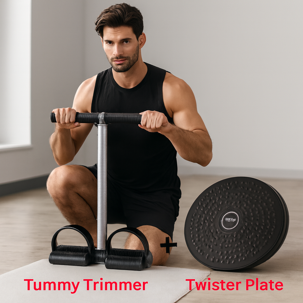 Twister Exercise Machine & Tummy Trimmer – Double Spring Home Gym Fitness Equipment for Abs Workout