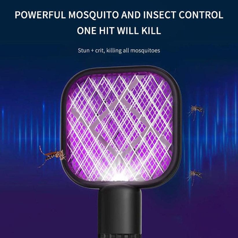 USB Rechargeable Mosquito Killer Racket with UV Light