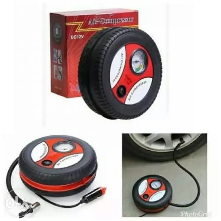 Portable Car Air Pump 260 PSI DC 12V Electric Tire Inflator – Air Compressor for Car, SUV, Truck & Motorcycle