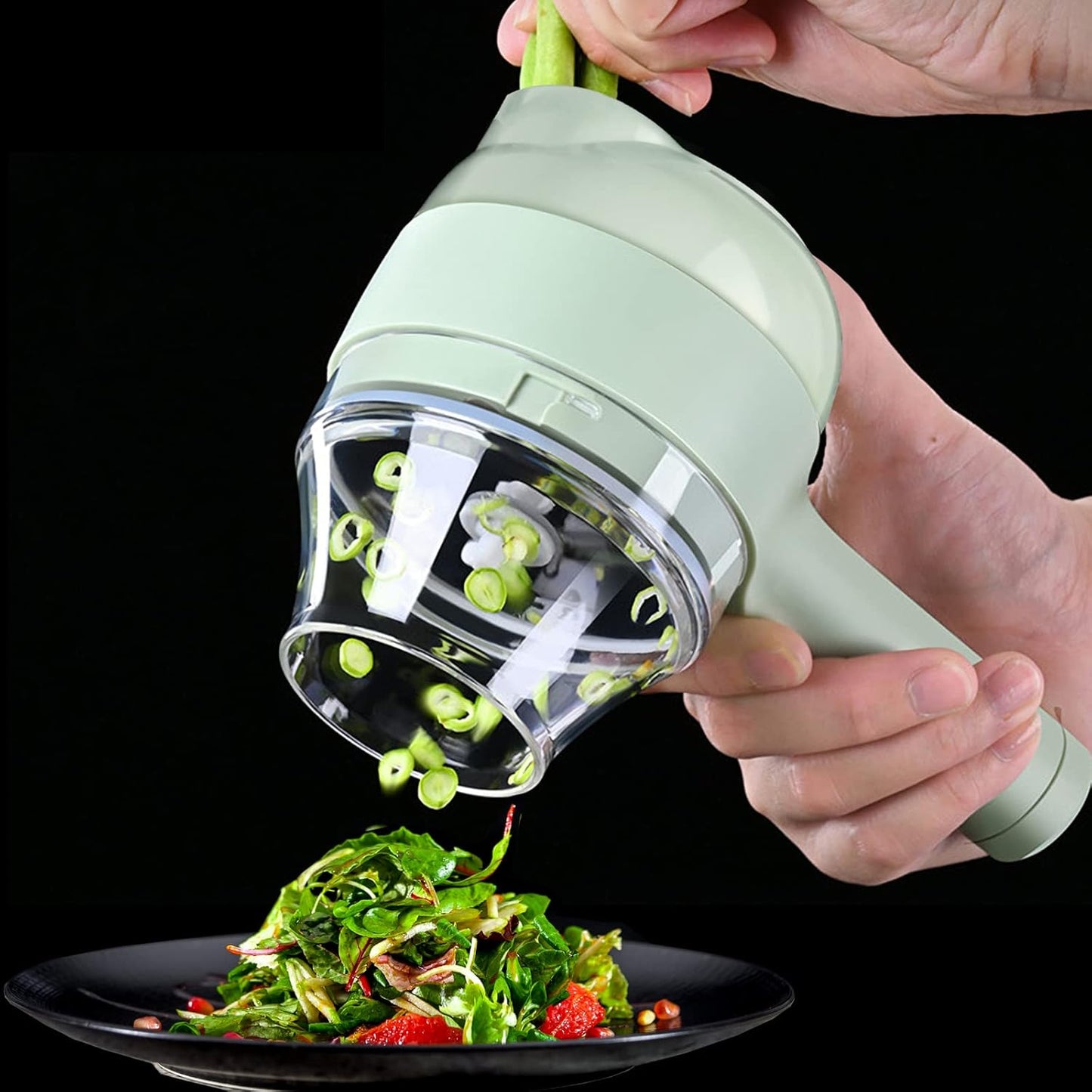 4-in-1 Electric Handheld Vegetable Cutter – The Faster, Smarter Way to Prep Every Meal