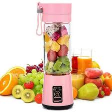 Rechargeable Portable Mini Juicer Blender – 6-Blade 380ml USB Juicing Cup for Smoothies & Fresh Juice